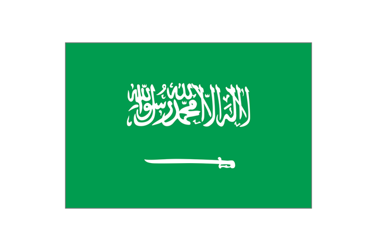沙特阿拉伯国旗矢量高清素材