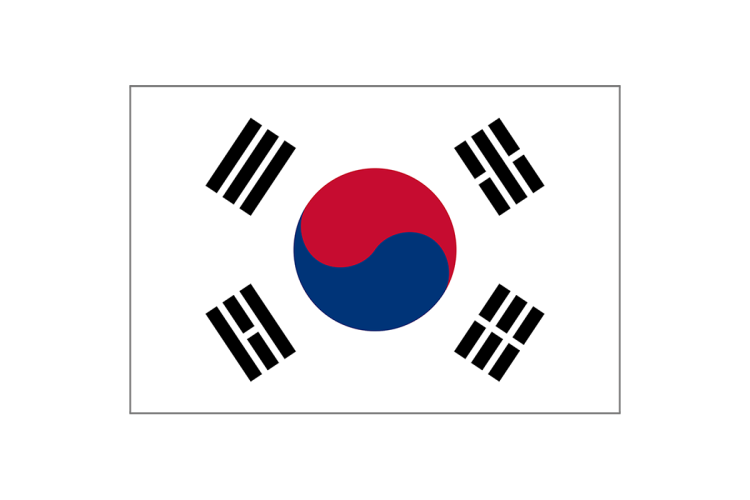韩国国旗矢量高清素材