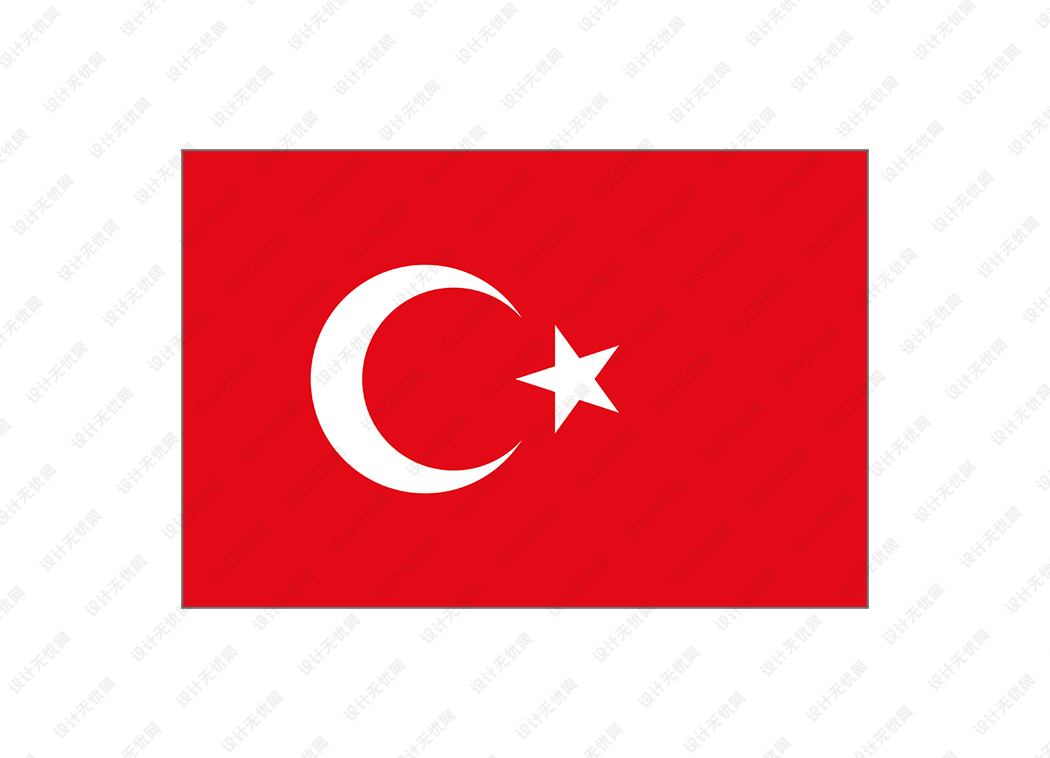 土耳其国旗矢量高清素材