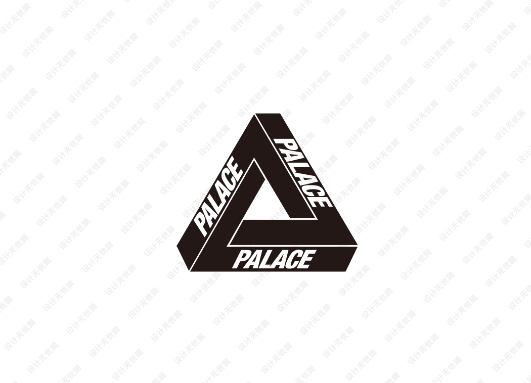 街头潮牌Palace logo矢量素材