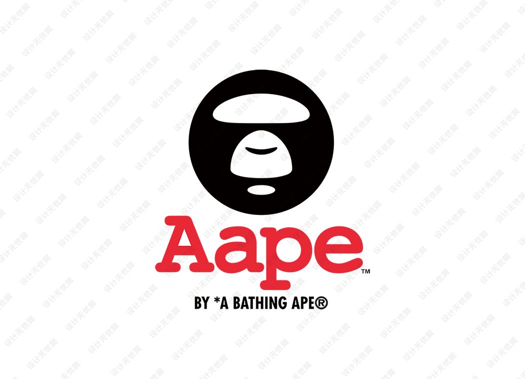 潮牌Aape logo矢量素材