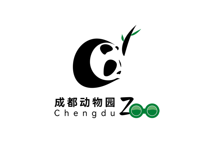 成都动物园logo矢量标志素材