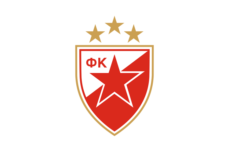 贝尔格莱德红星队徽logo矢量素材