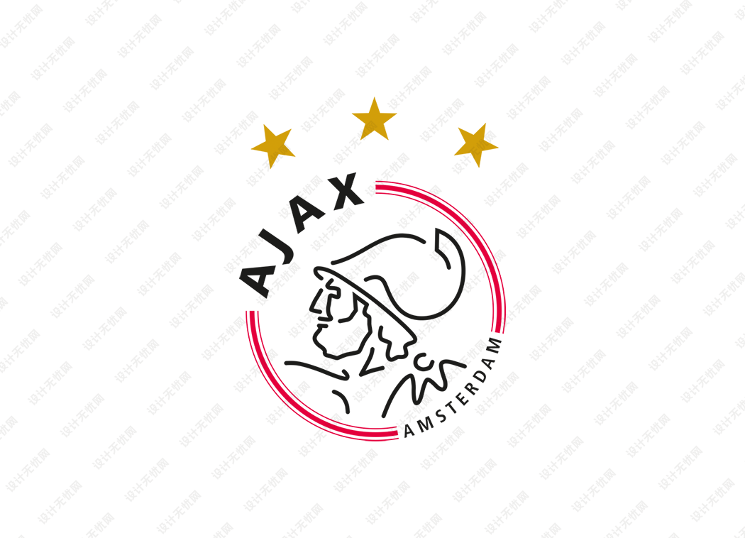 荷兰：阿贾克斯队徽logo矢量素材
