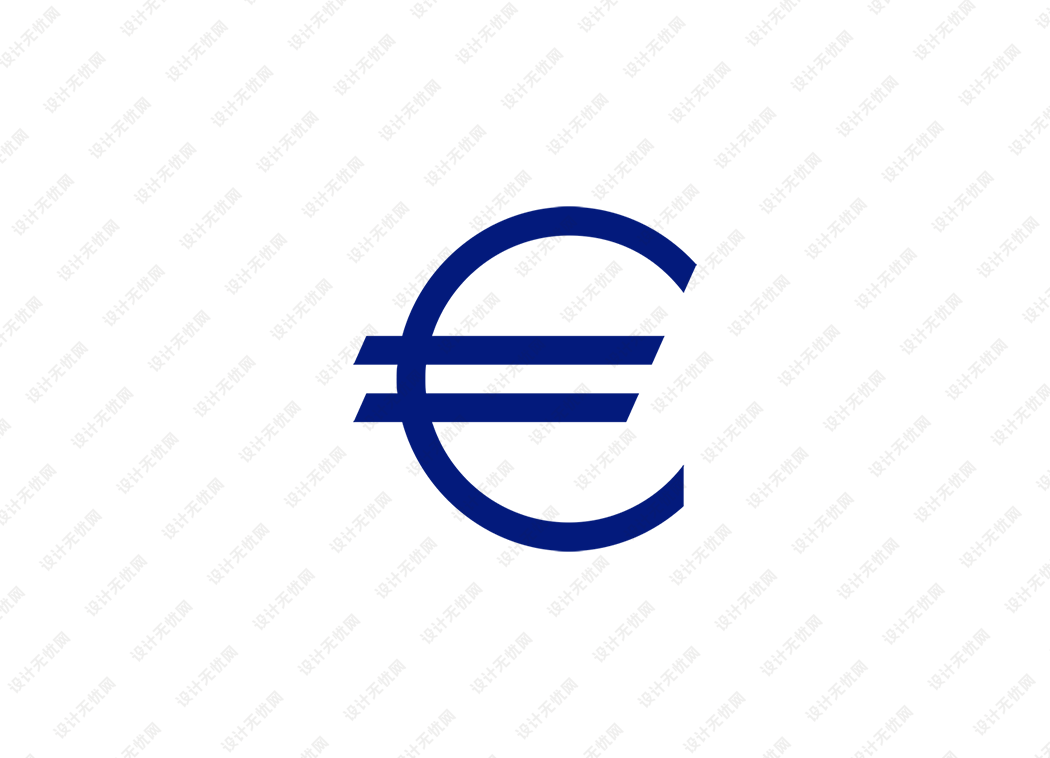 欧元标志矢量logo素材
