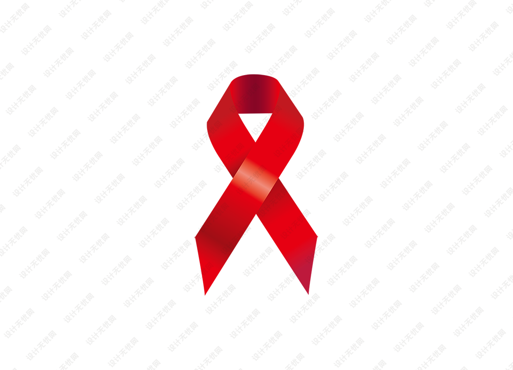 红丝带(艾滋病国际符号)logo矢量标志素材