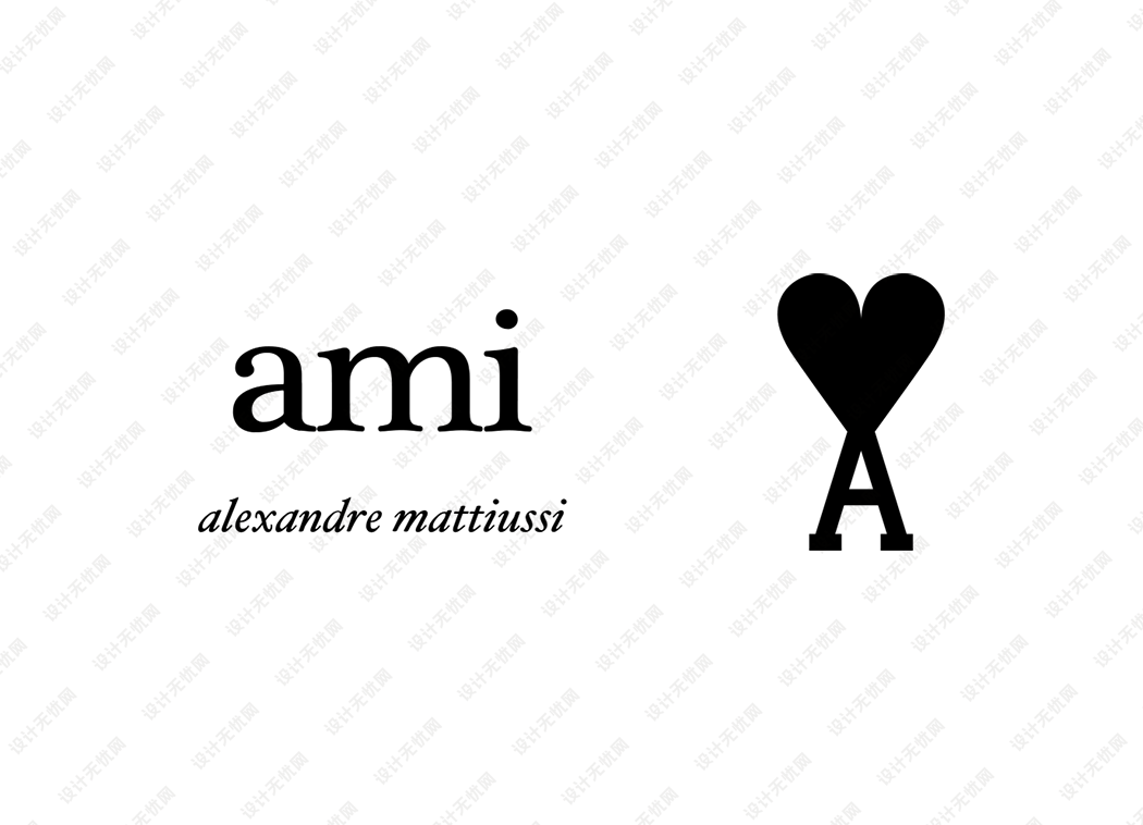 Ami时装品牌logo矢量标志素材