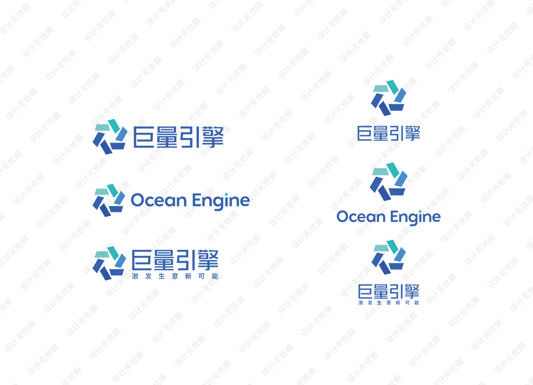 巨量引擎logo矢量标志素材