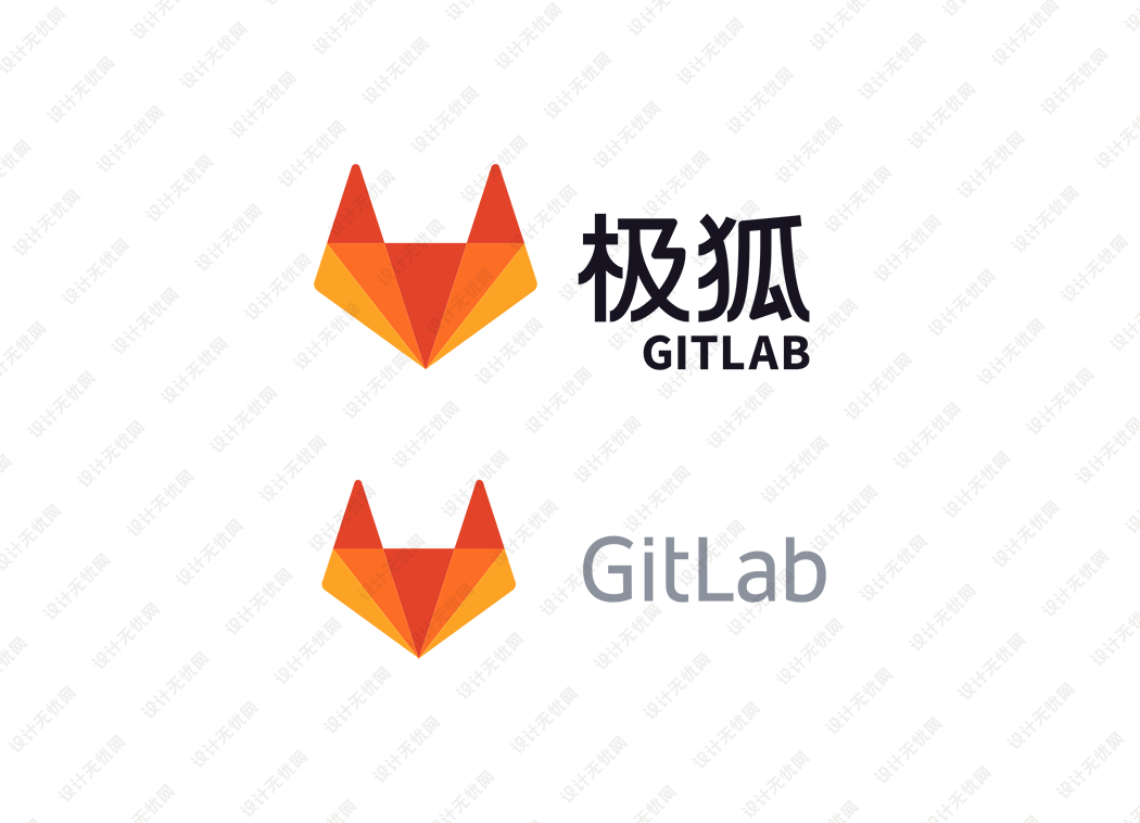 GitLab极狐logo矢量标志素材