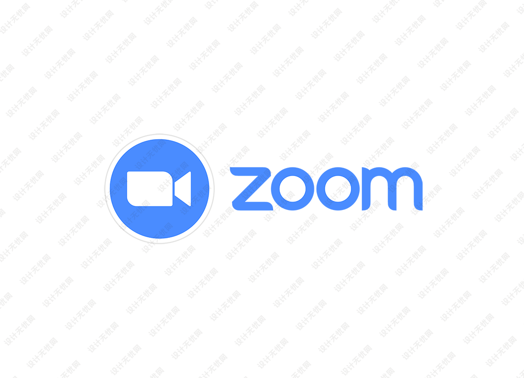 视频会议软件Zoom logo矢量标志素材