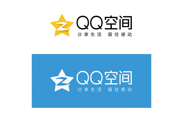 QQ空间logo矢量标志素材