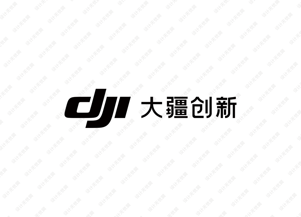 DJI 大疆创新logo矢量标志素材