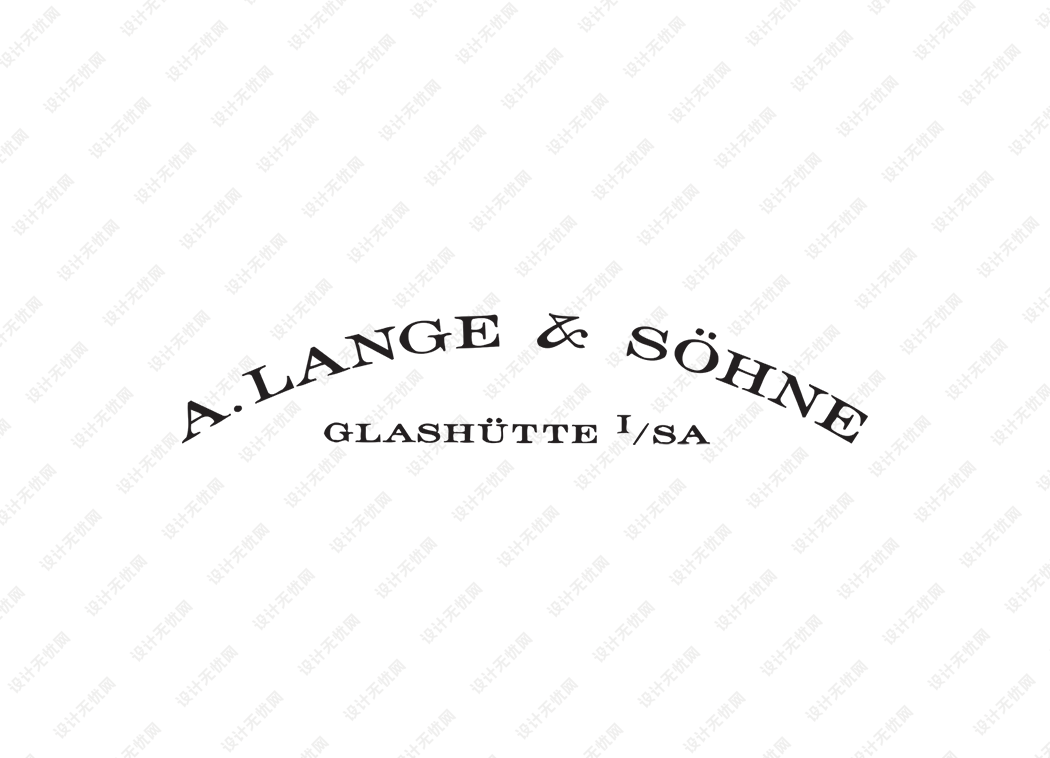 A. Lange & Söhne朗格手表logo矢量标志素材