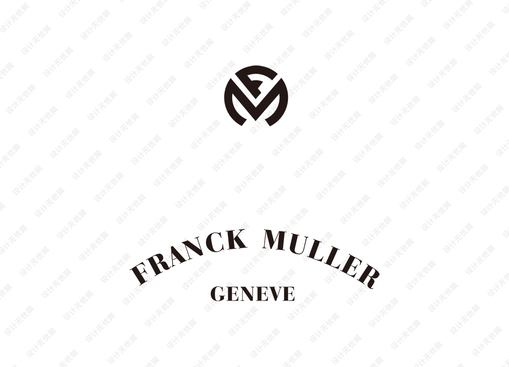 Franck Muller法穆兰手表logo矢量标志素材