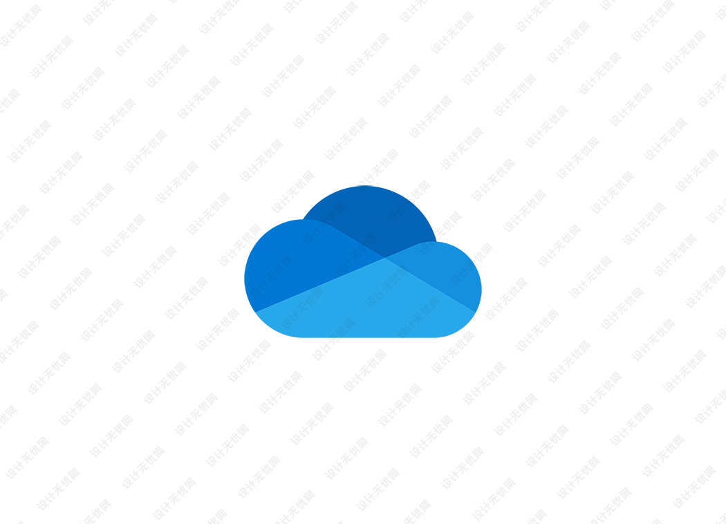 微软OneDrive logo矢量标志素材
