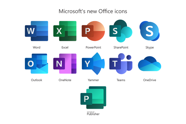 Office软件图标logo矢量标志素材下载