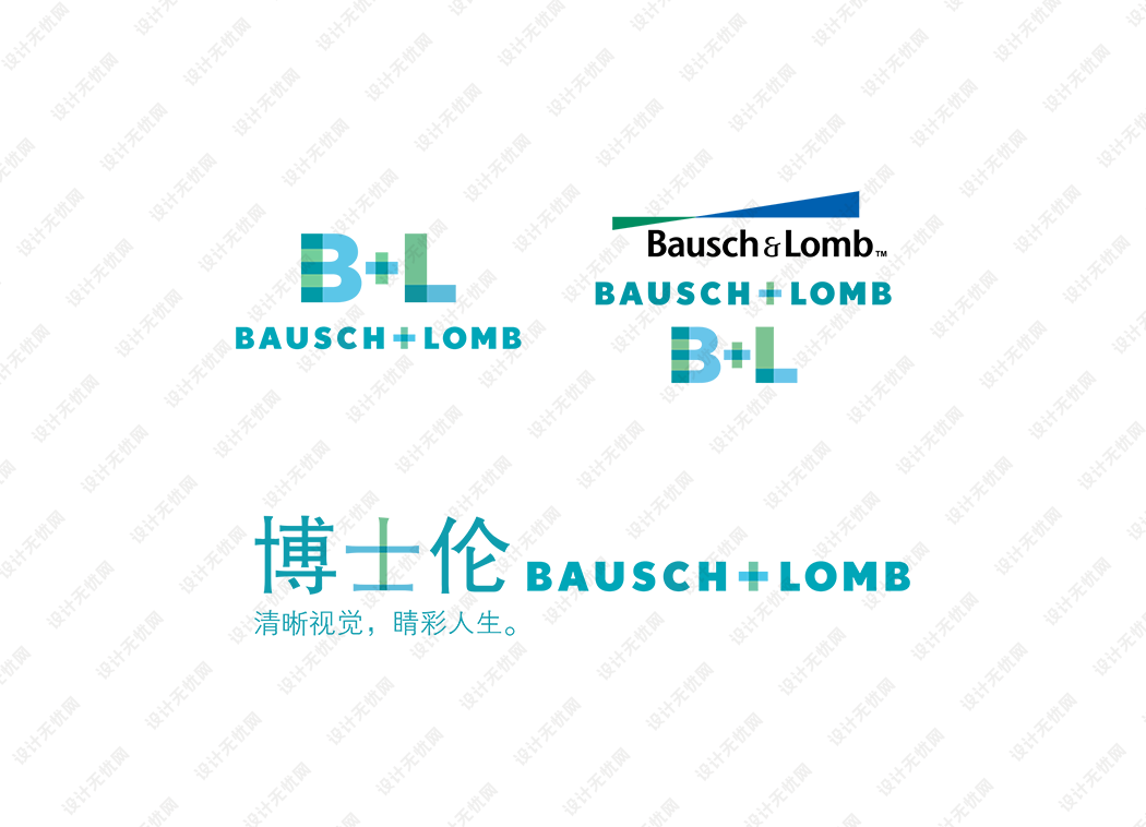 博士伦logo矢量标志素材