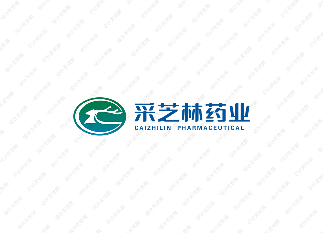 采芝林药业logo矢量标志素材