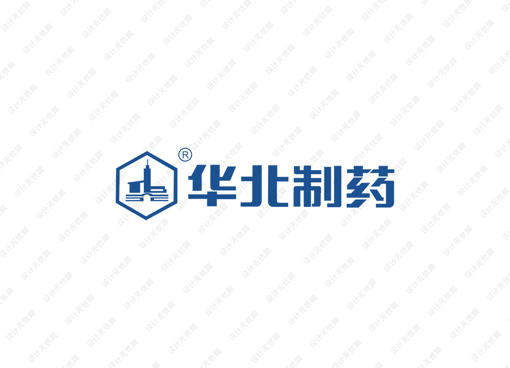 华北制药logo矢量标志素材