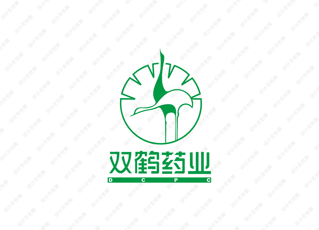 双鹤药业logo矢量标志素材