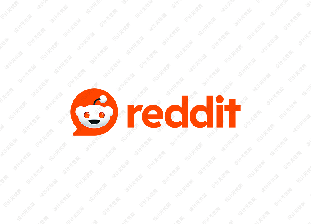 社交网站reddit logo矢量标志素材
