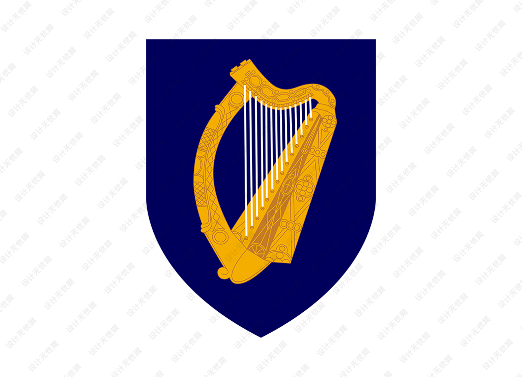 爱尔兰国徽矢量高清素材下载