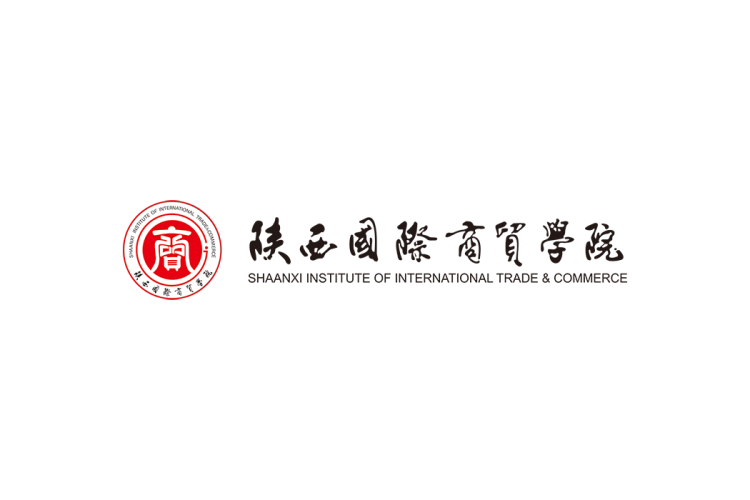 陕西国际商贸学院校徽logo矢量标志素材