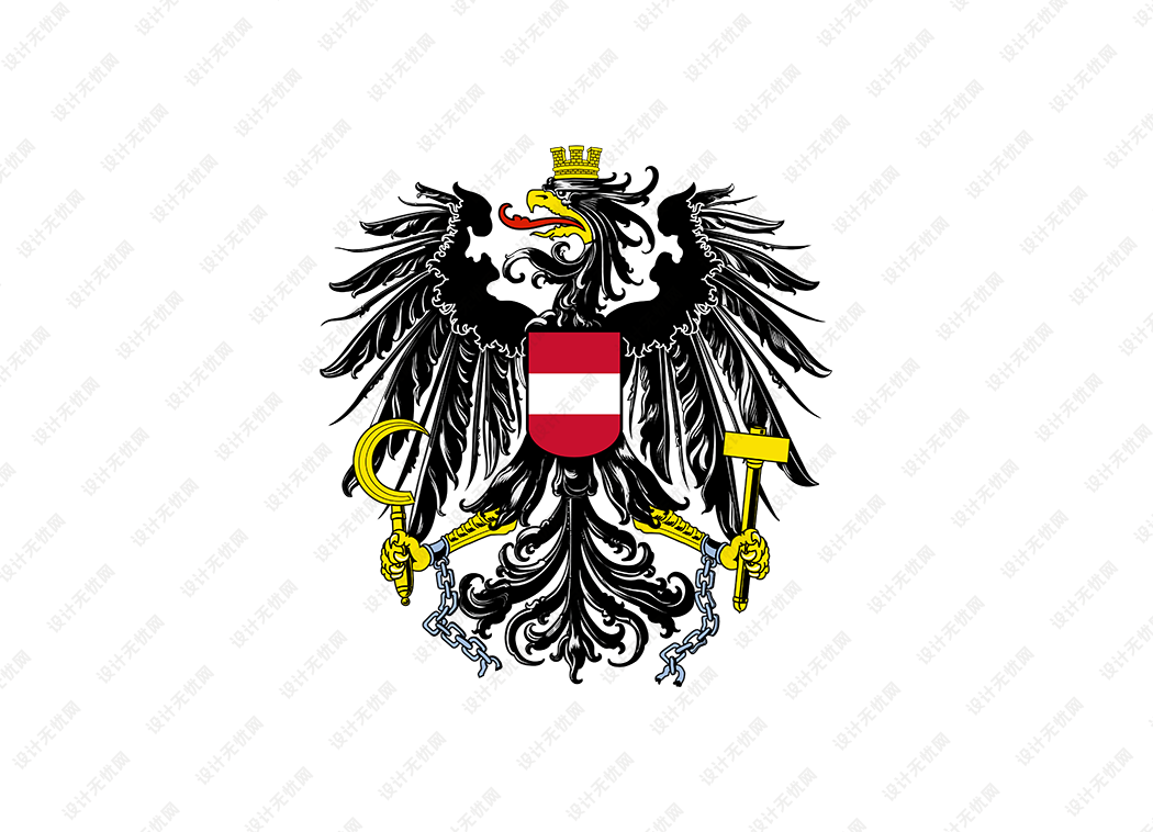 奥地利国徽矢量高清素材下载