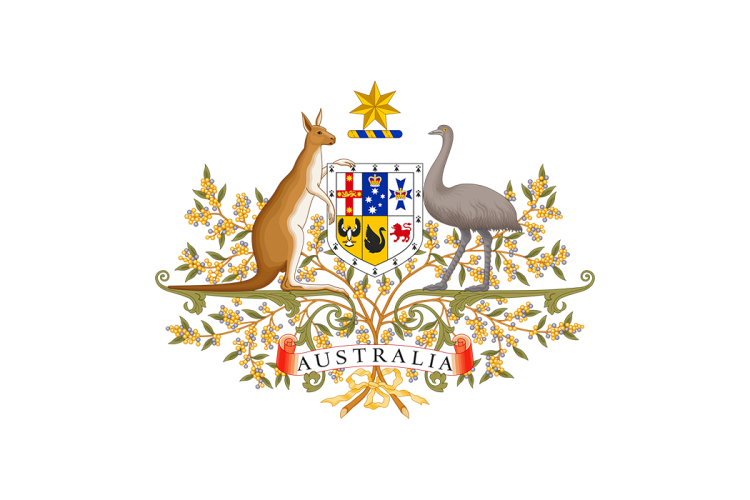 澳大利亚国徽矢量高清素材下载