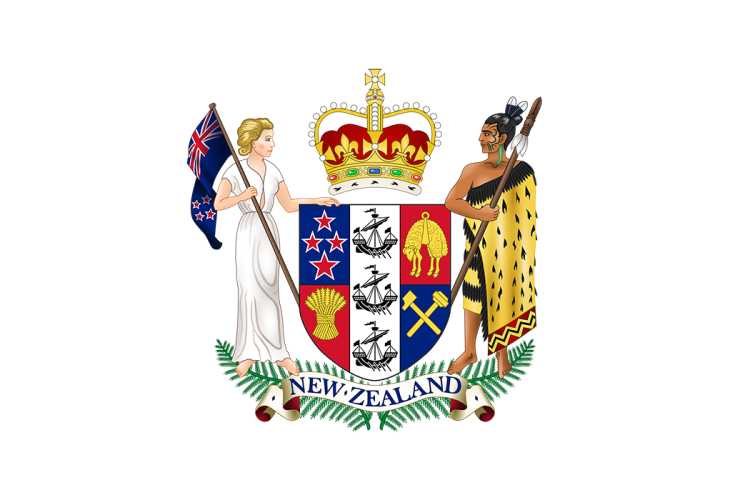 新西兰国徽矢量高清素材下载