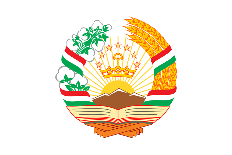 塔吉克斯坦国徽矢量高清素材下载