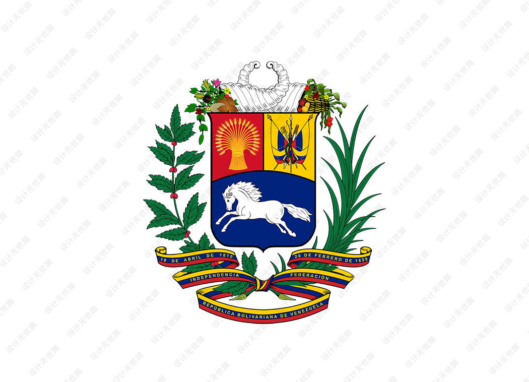 委内瑞拉国徽矢量高清素材下载