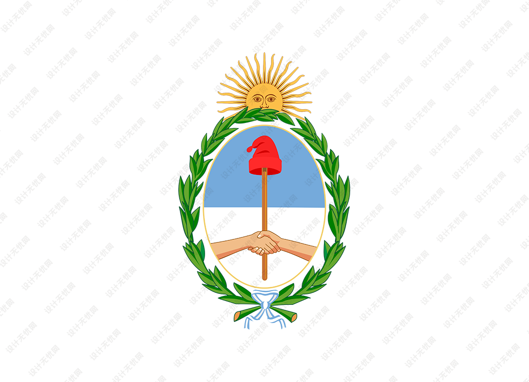阿根廷国徽矢量高清素材下载