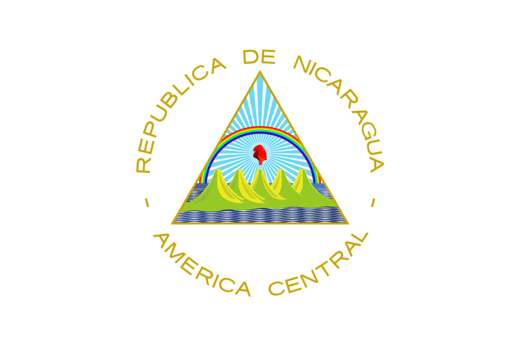 尼加拉瓜国徽矢量高清素材下载