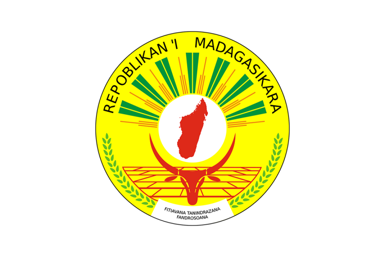 马达加斯加国徽矢量高清素材下载