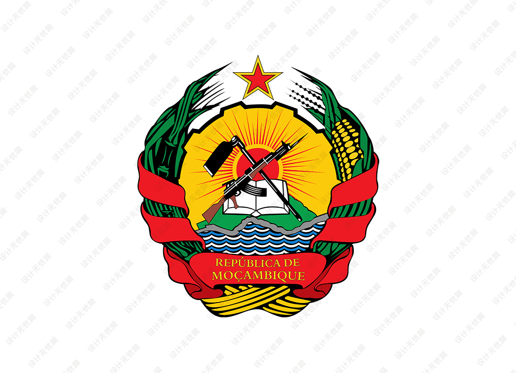 莫桑比克国徽矢量高清素材下载