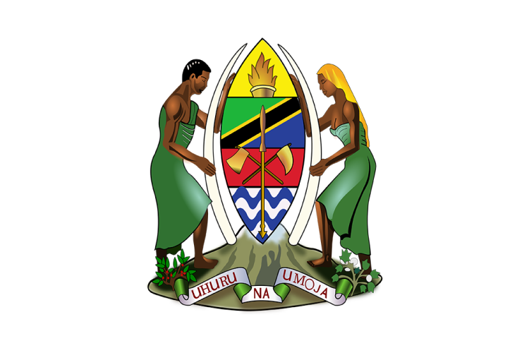 坦桑尼亚国徽矢量高清素材下载