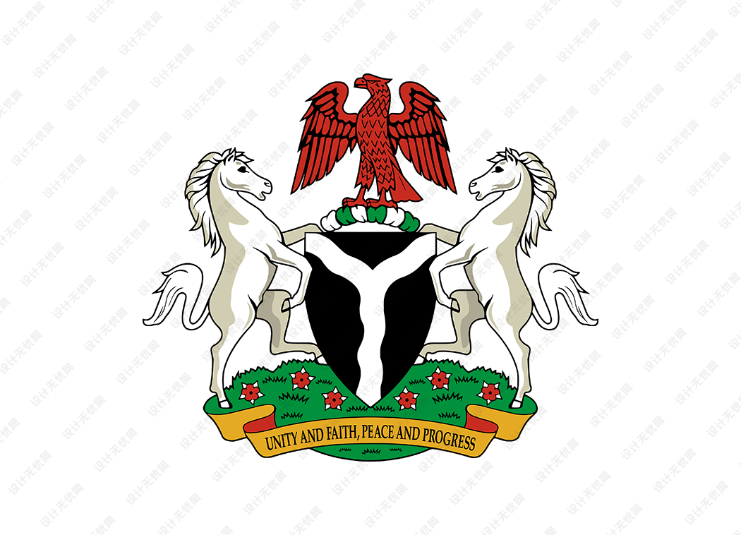 尼日利亚国徽矢量高清素材下载