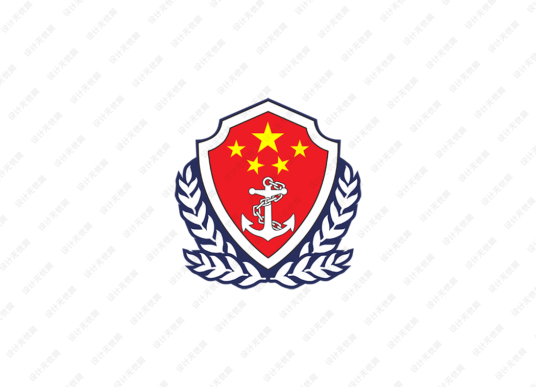 中国海警logo矢量标志素材