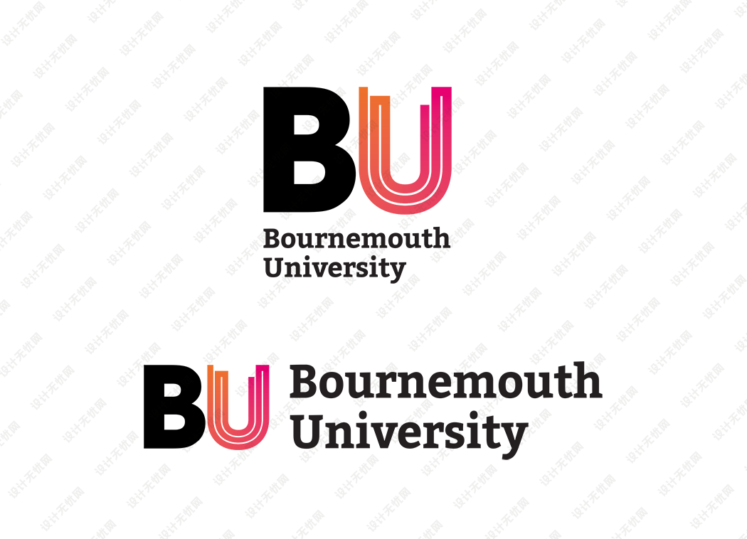 伯恩茅斯大学校徽logo矢量标志素材