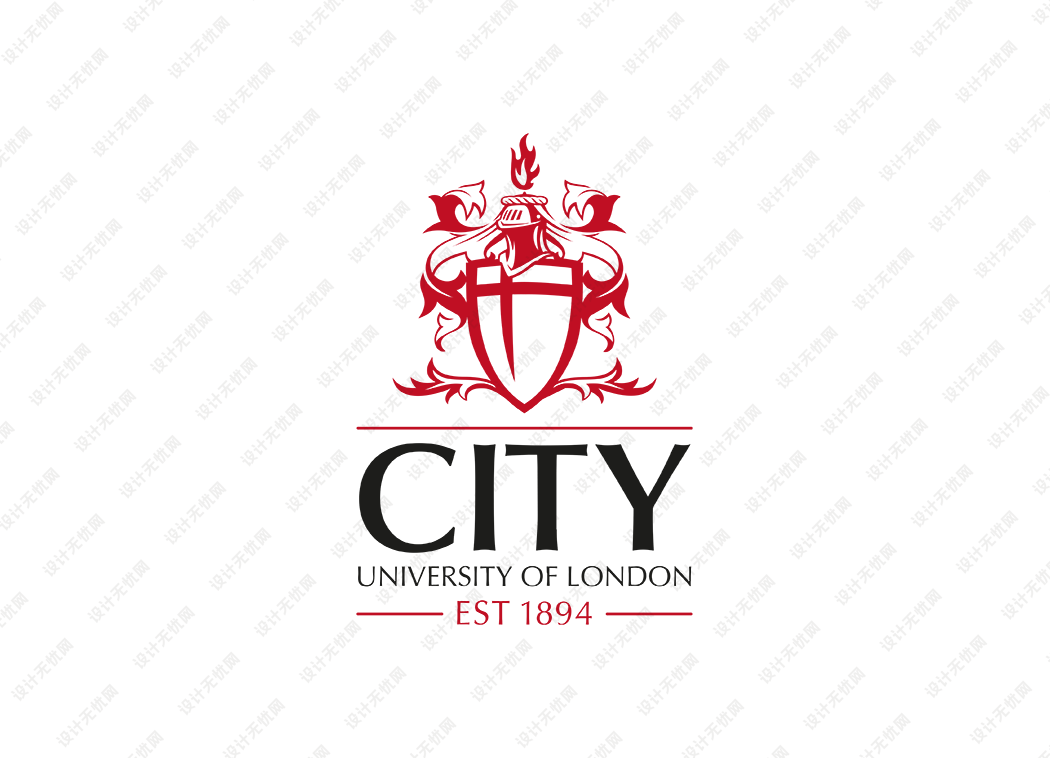 伦敦大学城市学院校徽logo矢量标志素材