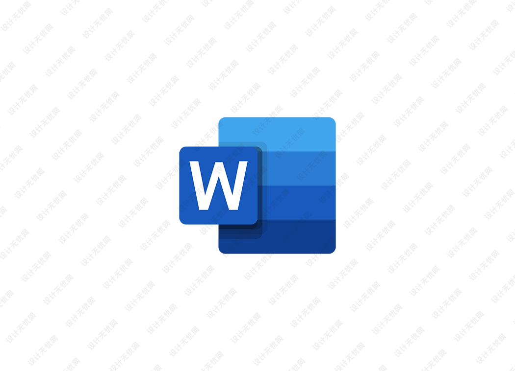 office办公软件：Word图标logo矢量标志素材下载
