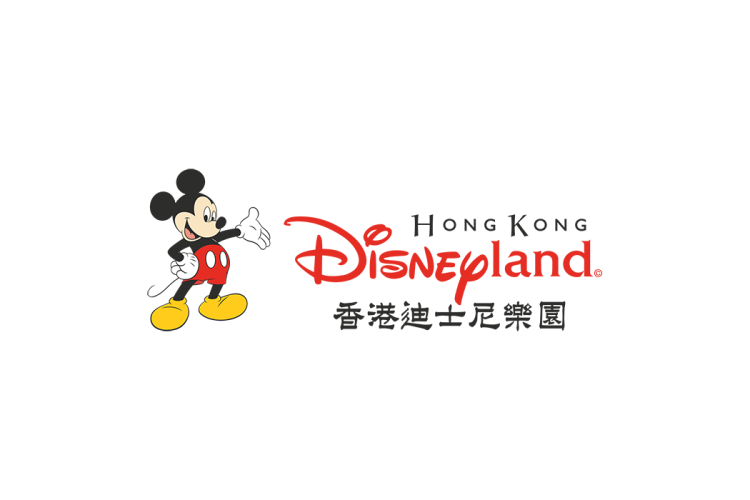 香港迪士尼乐园logo矢量标志素材
