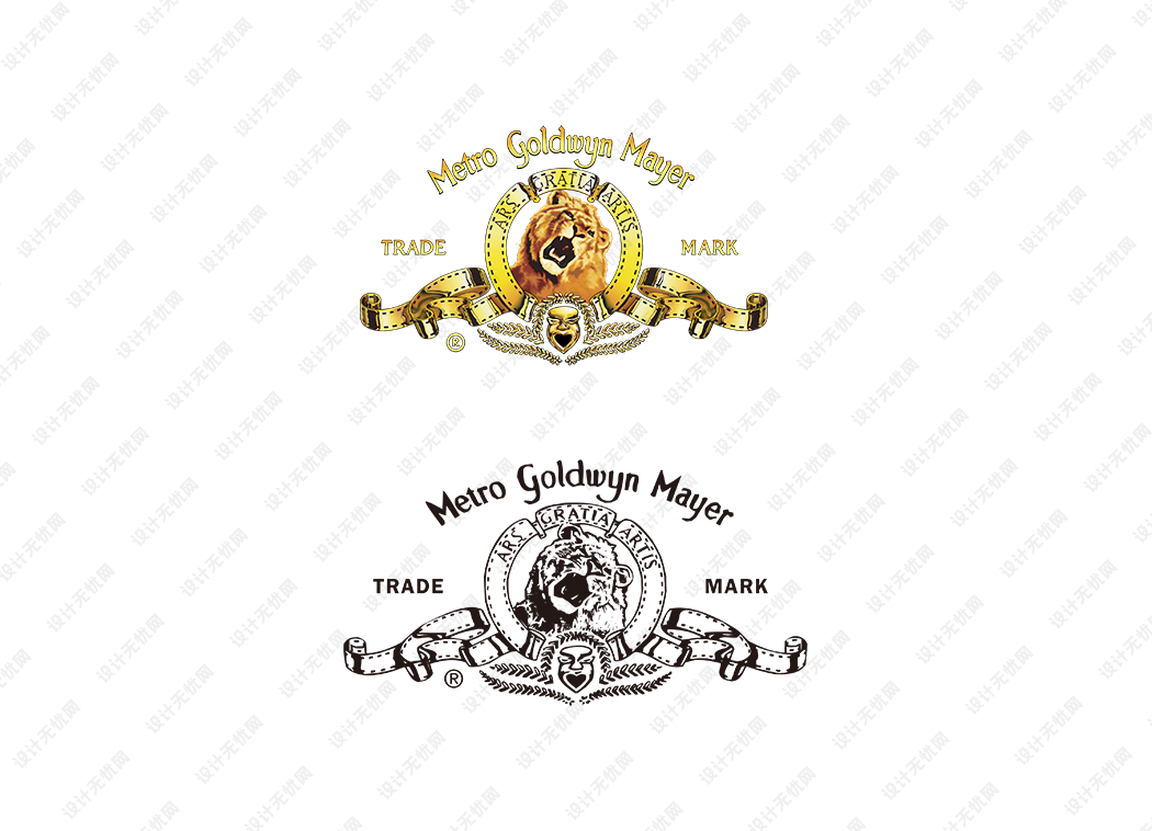 米高梅影业公司(Metro Goldwyn Mayer)logo矢量标志素材