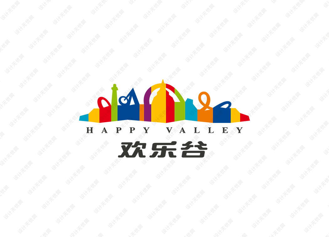 欢乐谷logo矢量标志素材