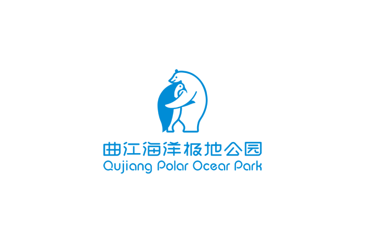 曲江海洋极地公园logo矢量标志素材