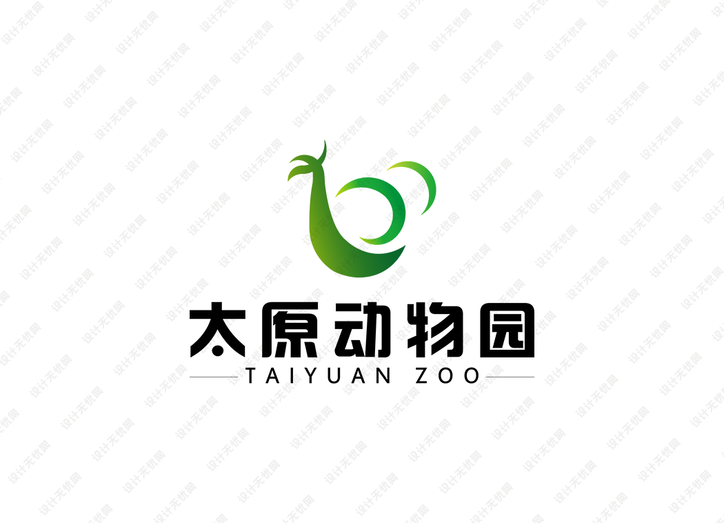 太原动物园logo矢量标志素材