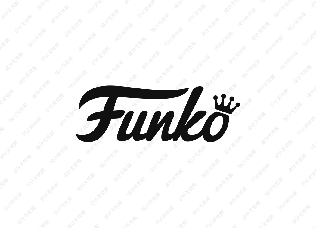 潮玩品牌FUNKO logo矢量标志素材下载