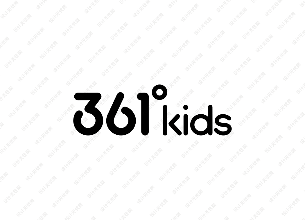 361° kids logo矢量标志素材