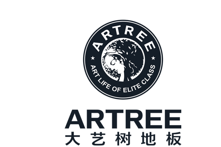 大艺树地板logo矢量标志素材